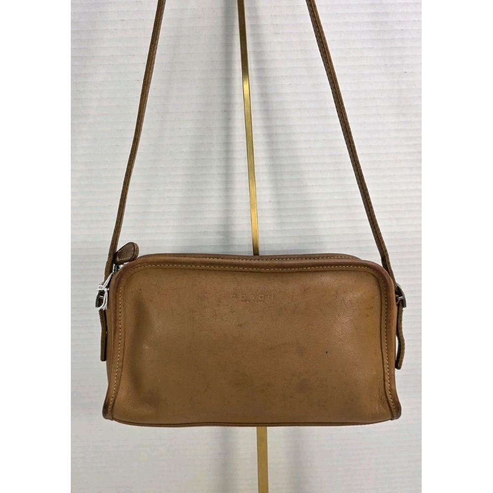 Vintage Coach Mimosa‎ Crossbody Bag Vintage Tan H9D-9138